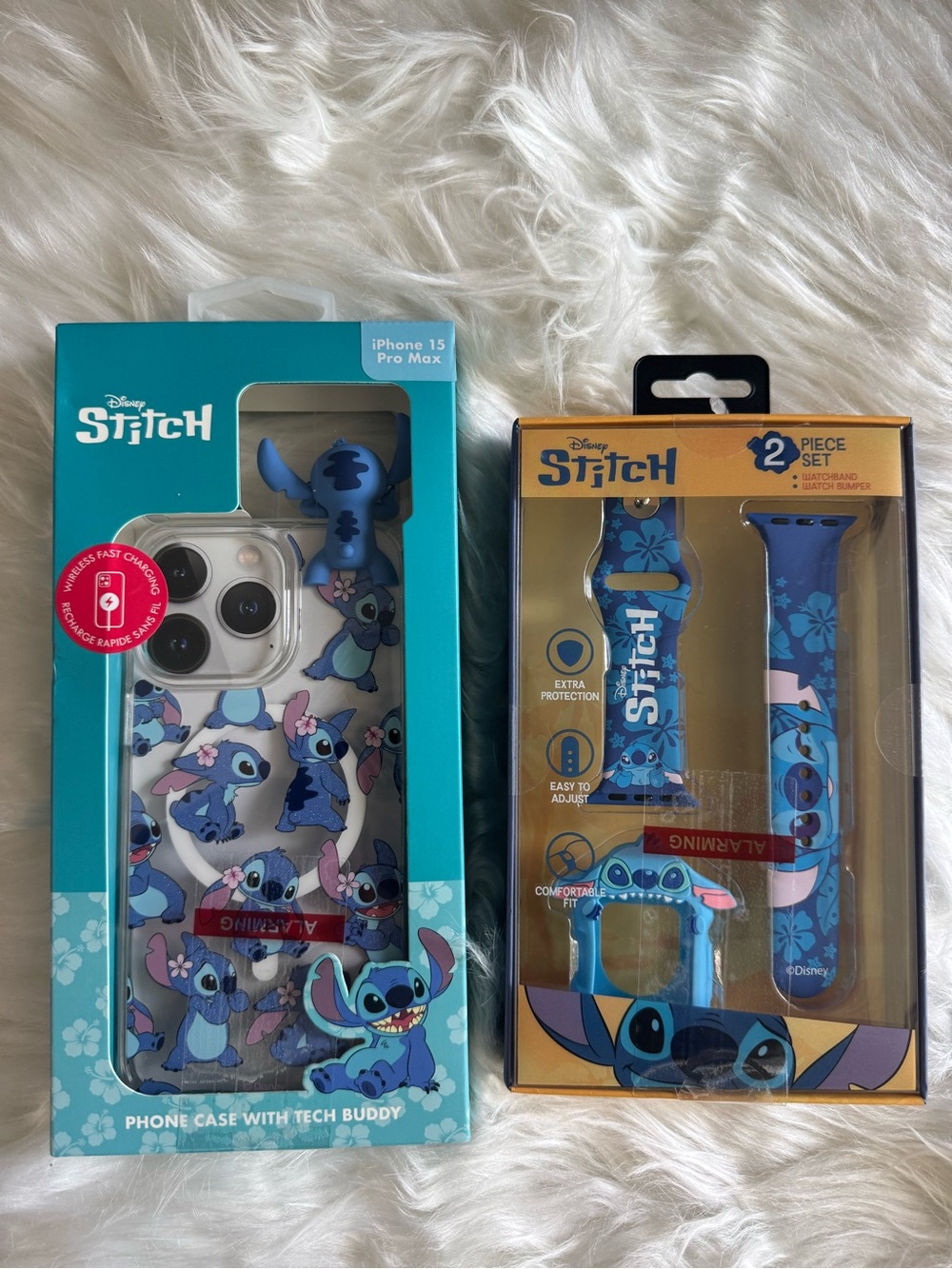 STITCH iPhone 15 Pro Max Case & 2-Piece Watch Band Set